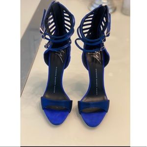 giuseppe zanotti blue stiletto heels